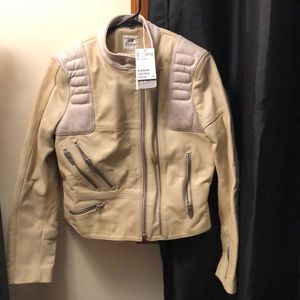 Womans Leather Motorcycle Jacket